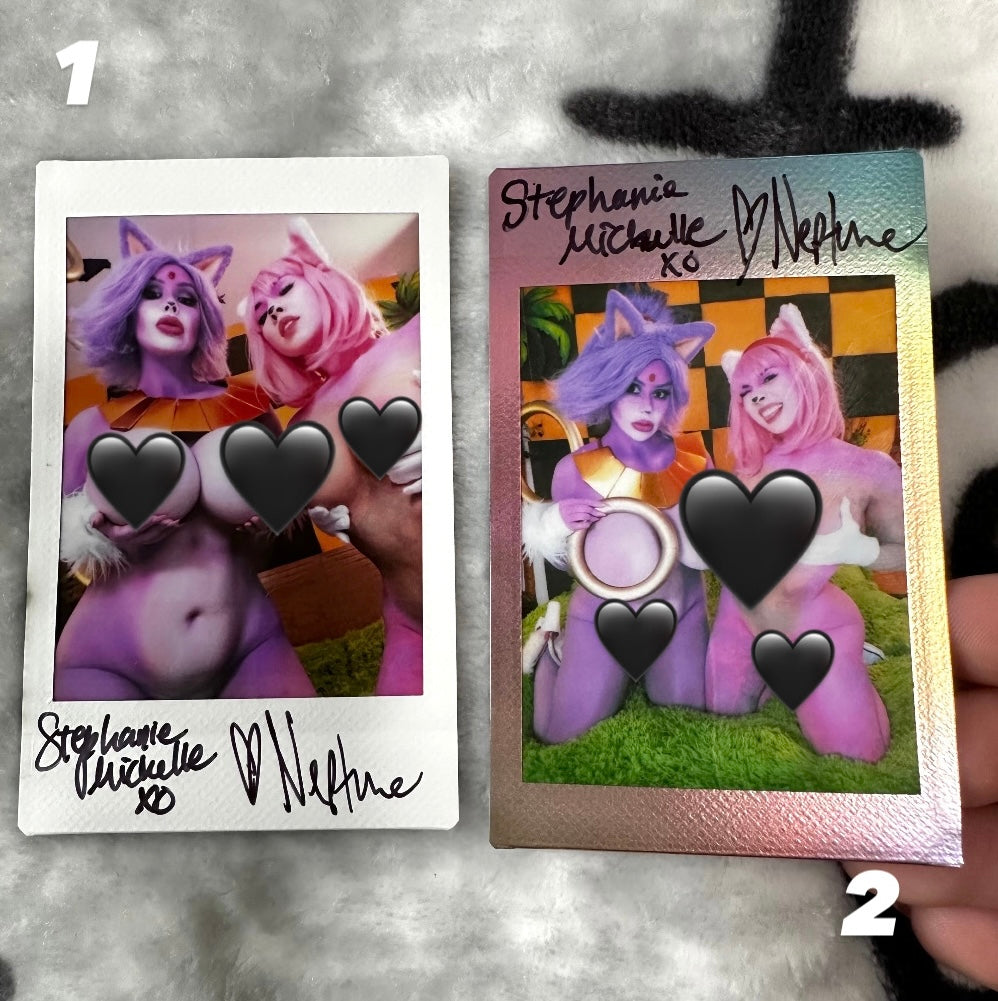 Sonic Cosplay Instax Mini with Stephanie Michelle