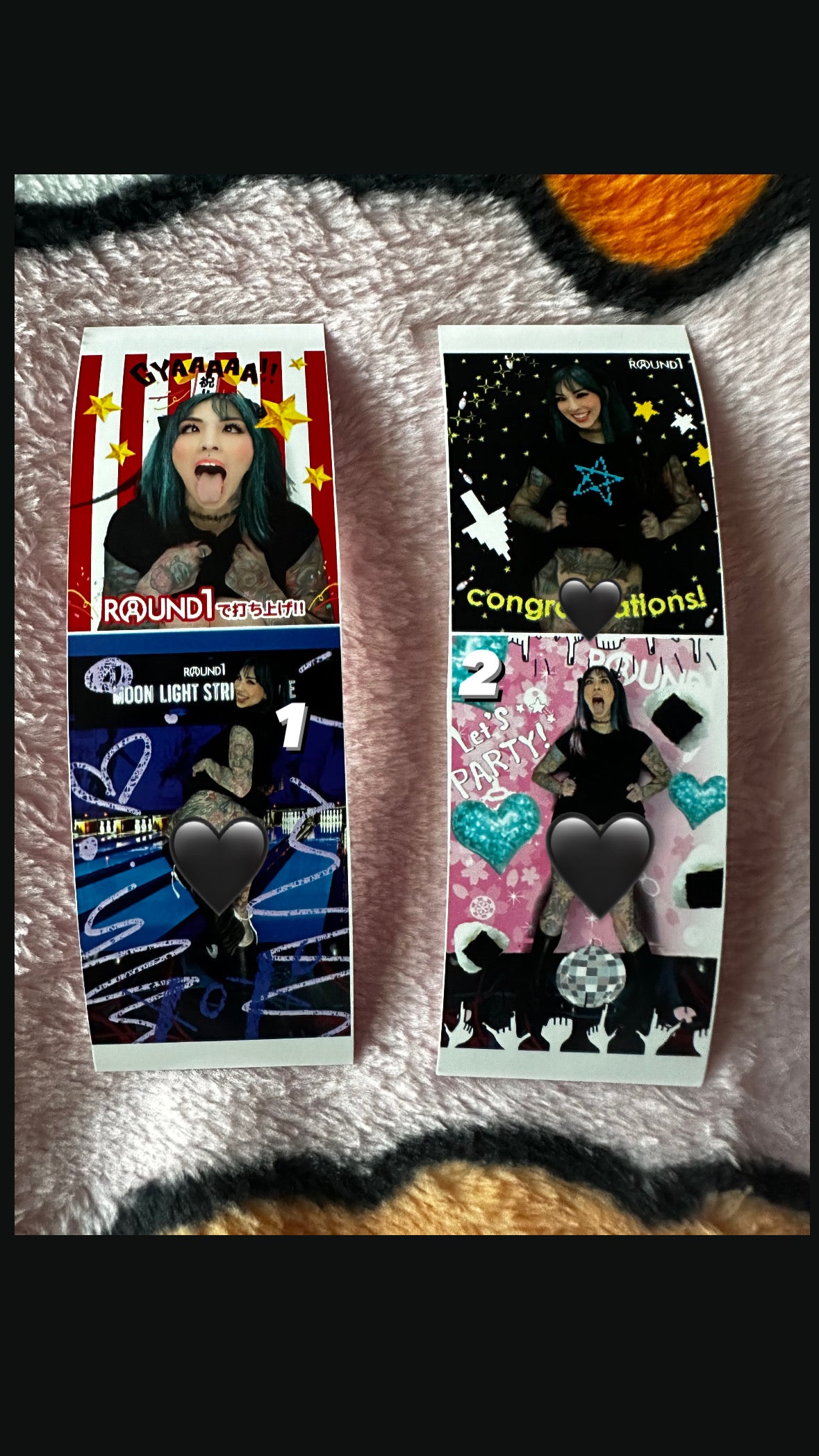 Round 1 Arcade Photo Strips