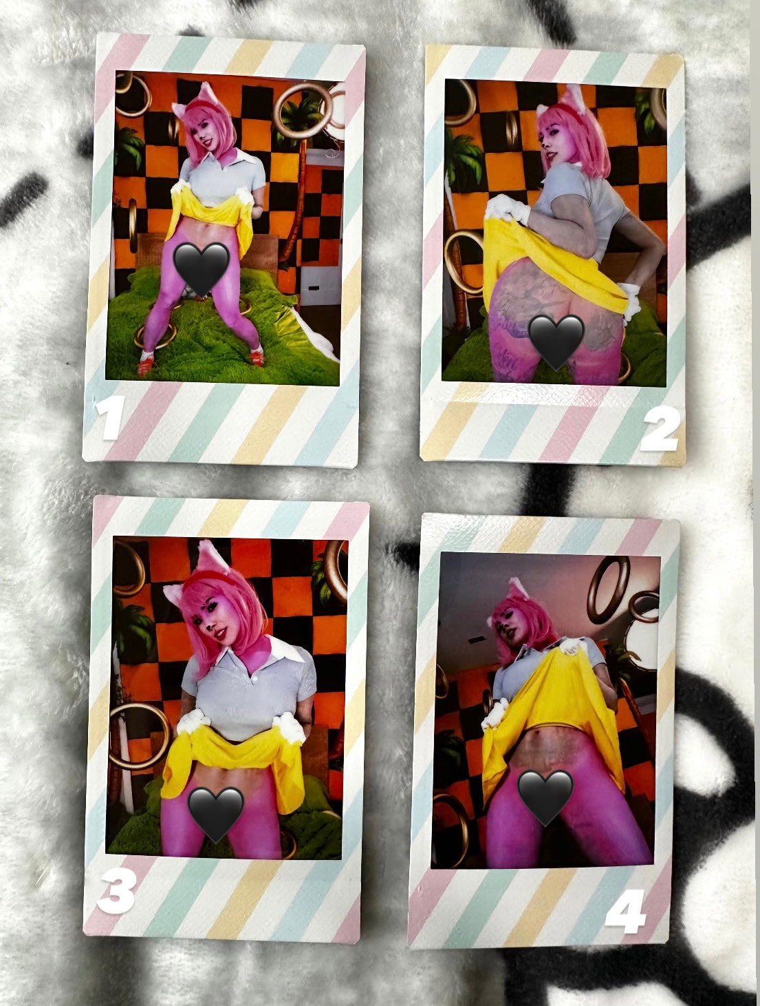 Sonic Amy Cosplay Instax 2